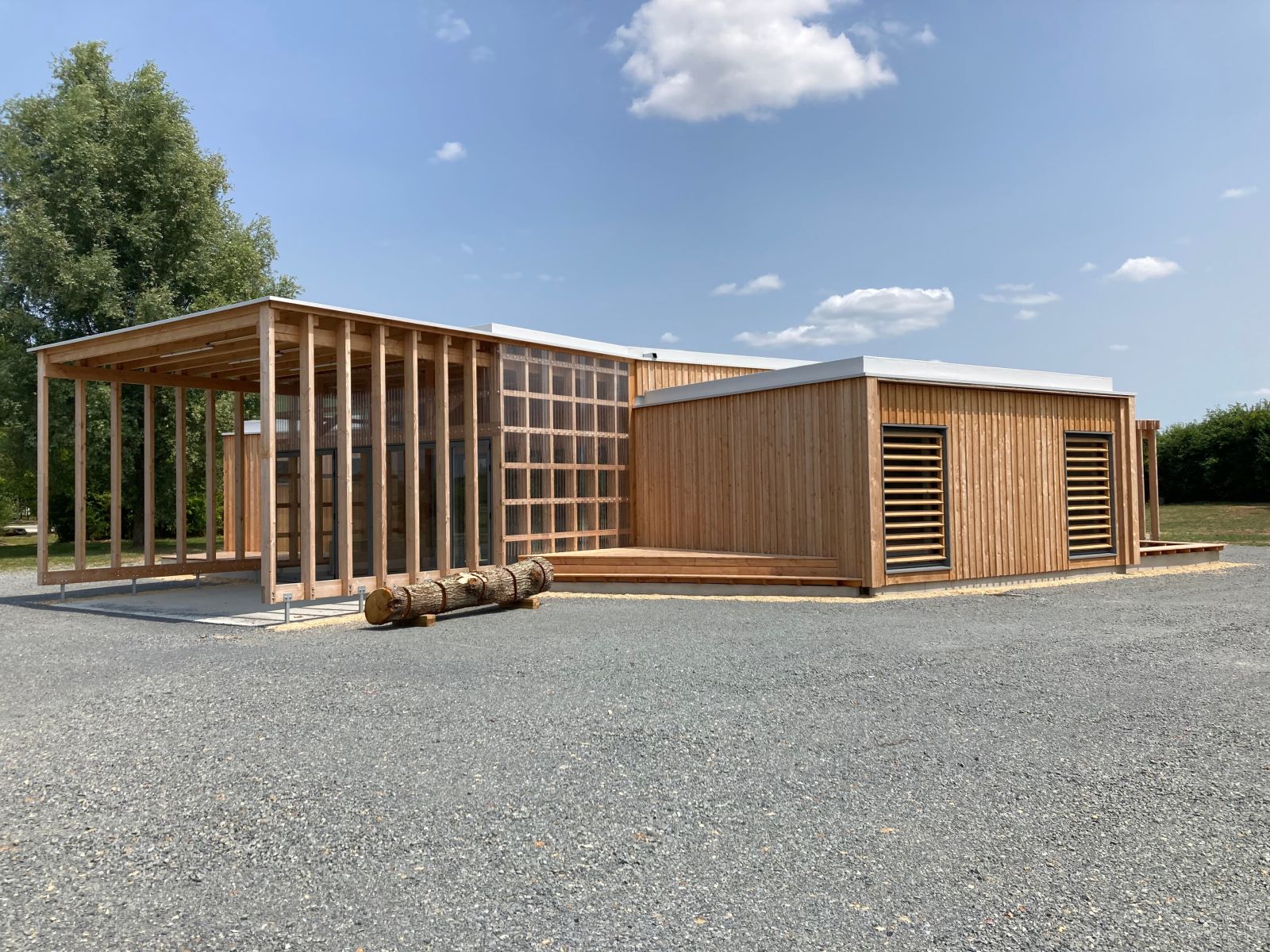 Construction Espace Jeunesse Ossature Bois